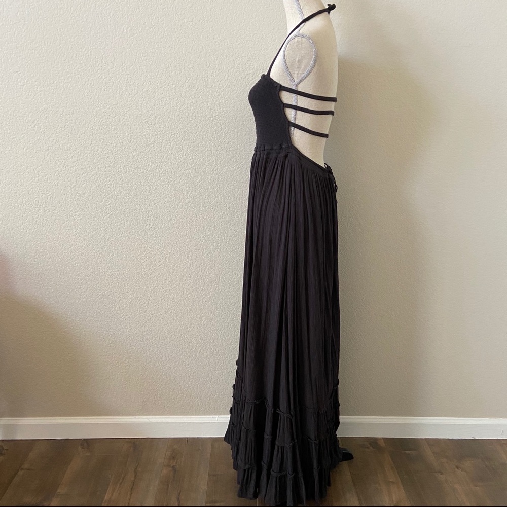 Free People Extratropical Maxi Dress Small Black - Picture 7 of 14
